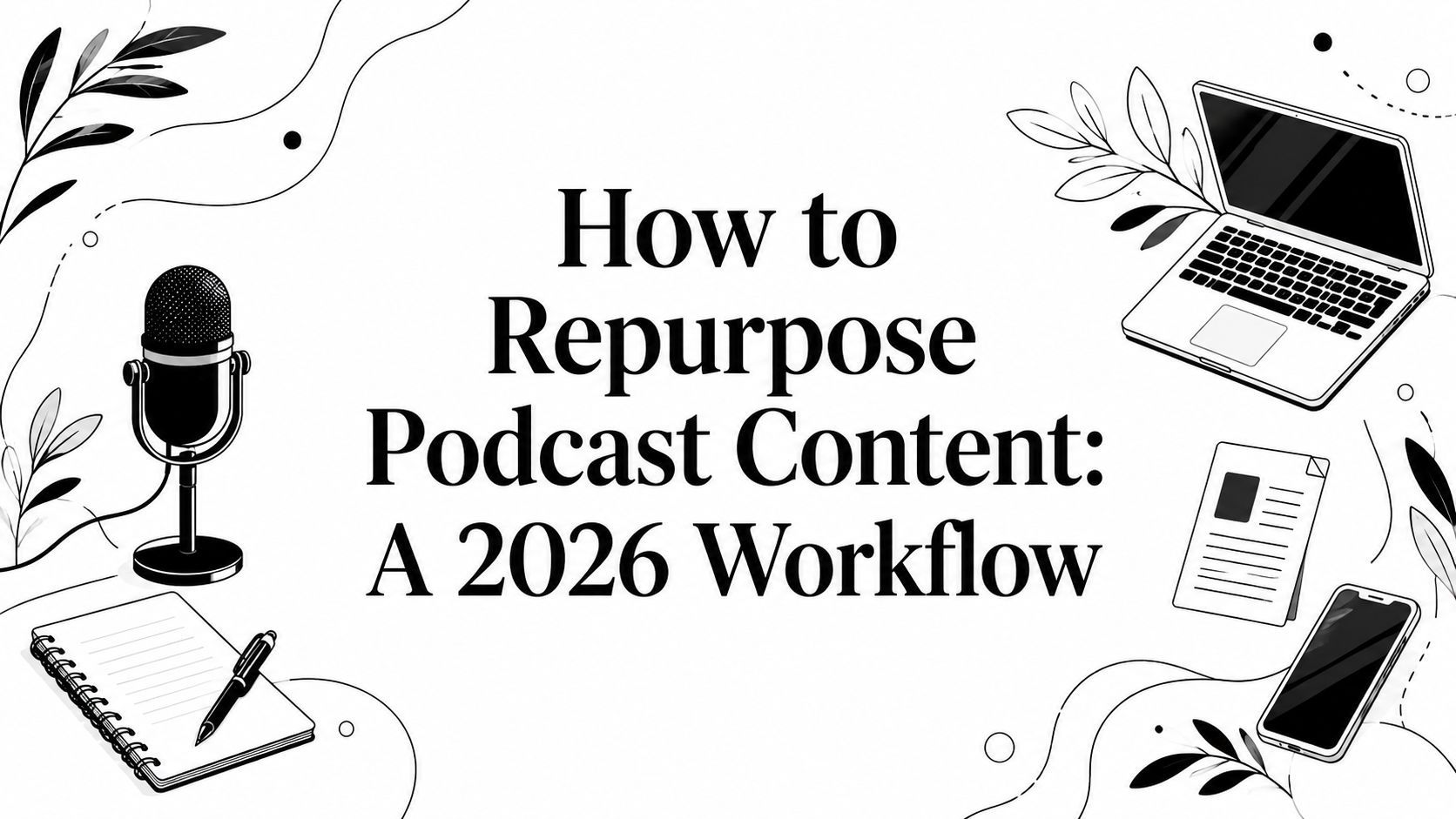 How to Repurpose Podcast Content: A 2026 Workflow