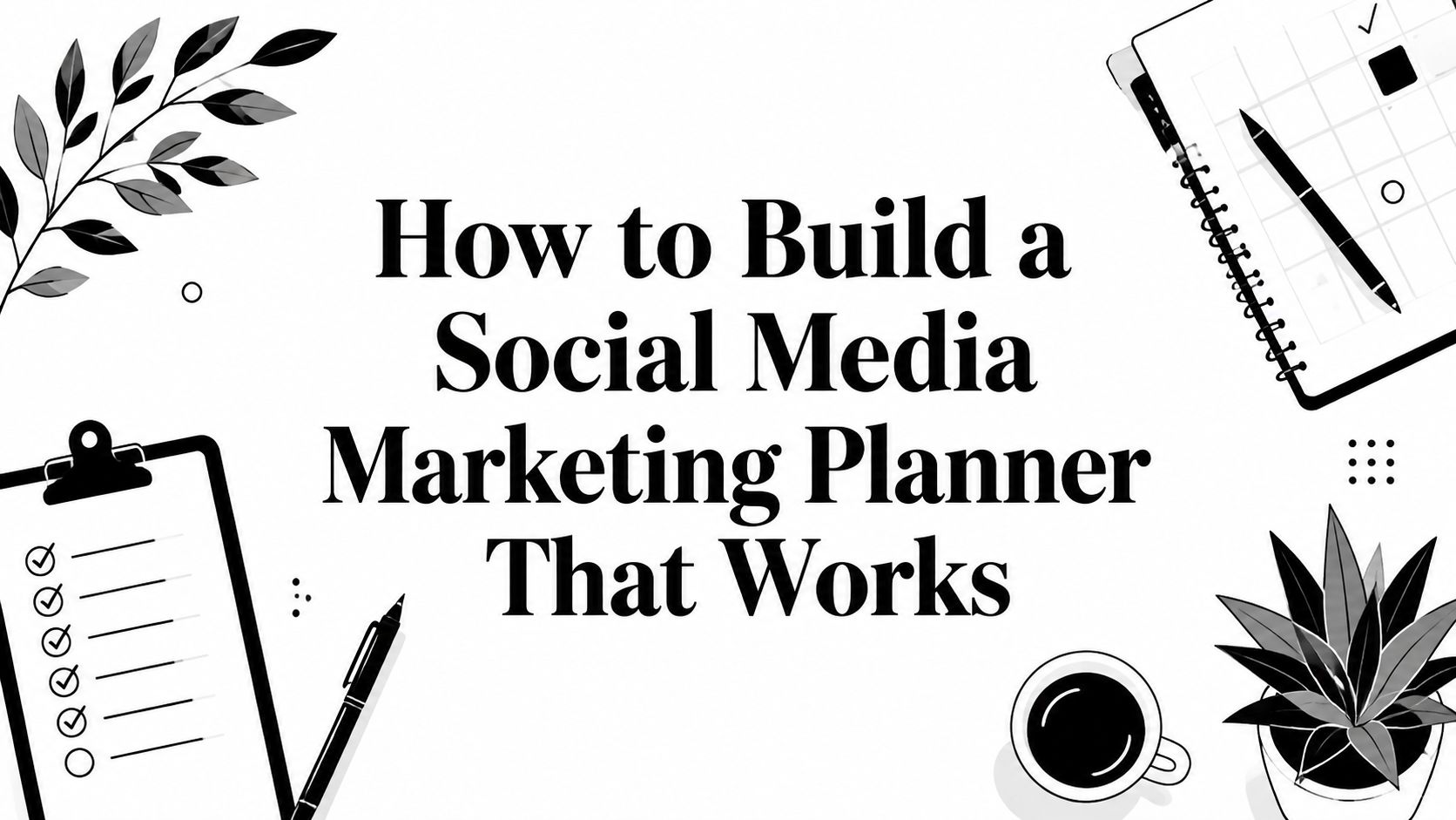 How to Build a Social Media Marketing Planner That Works