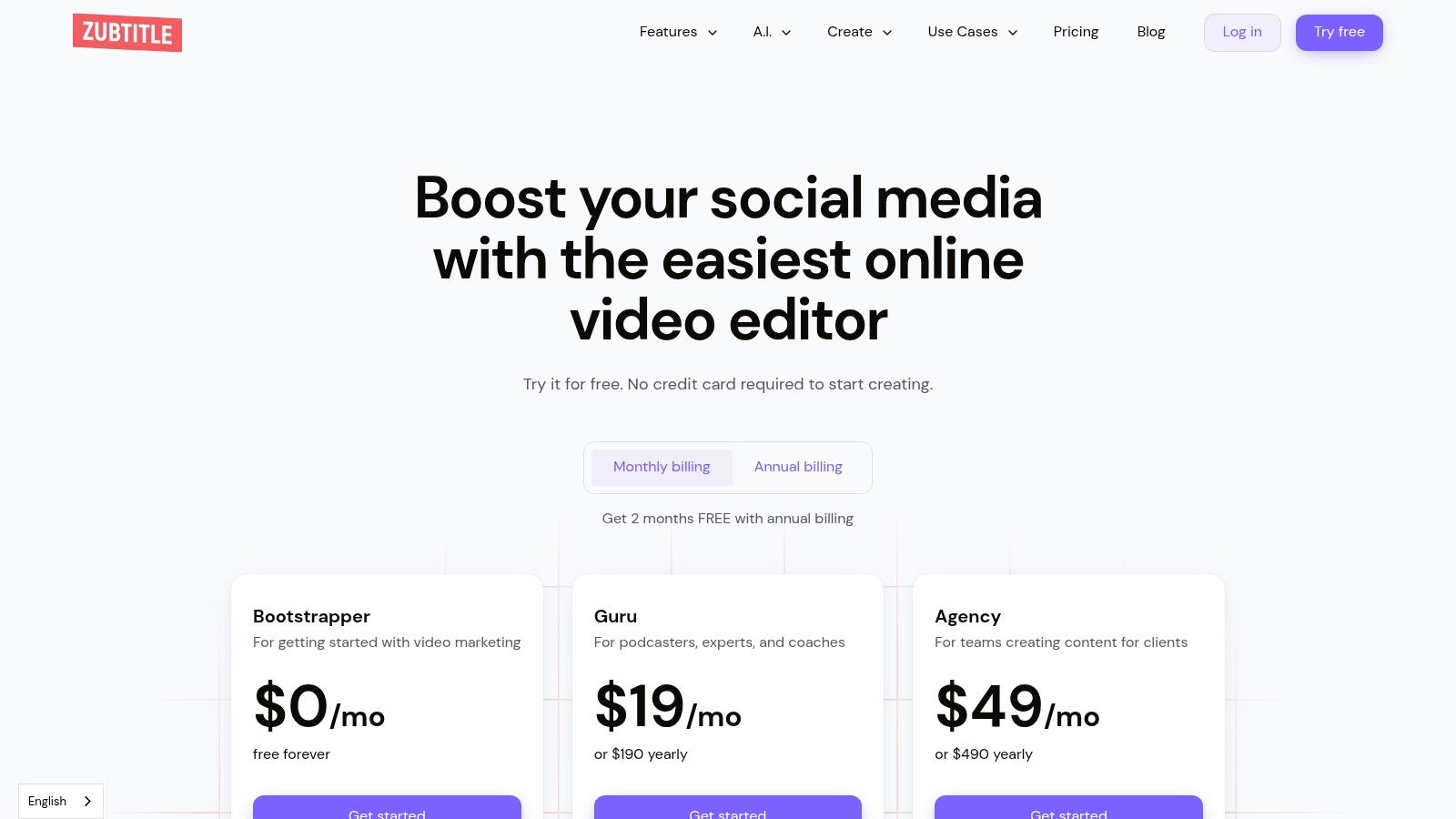 Zubtitle, Quick Captions for Social Video