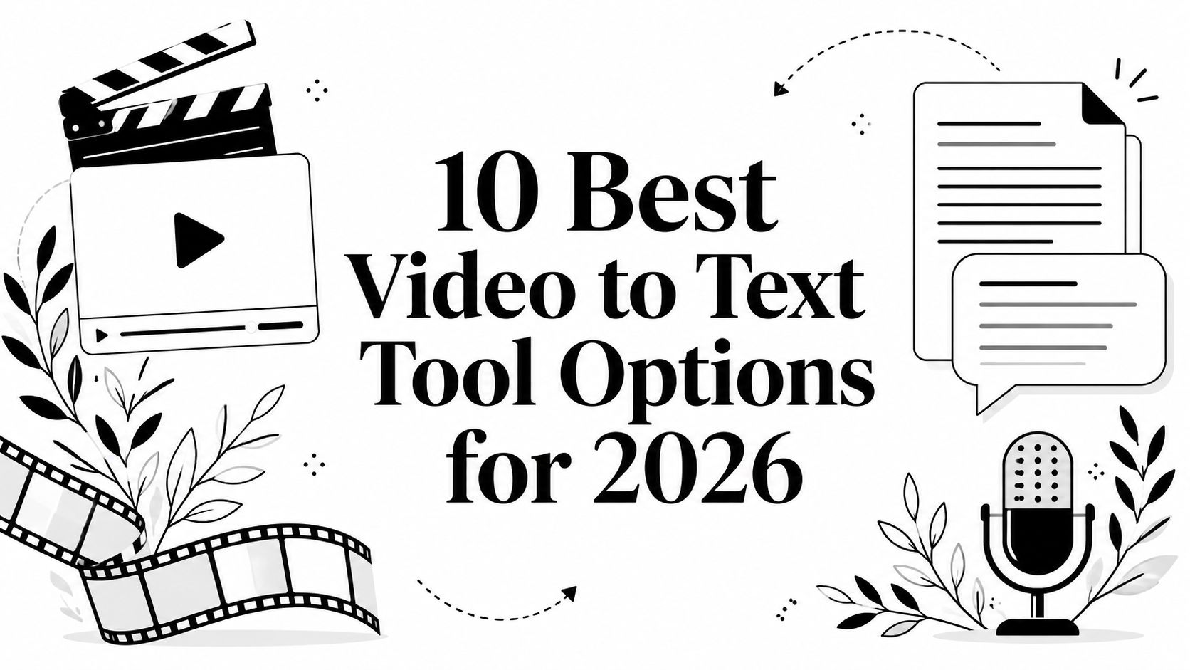 10 Best Video to Text Tool Options for 2026