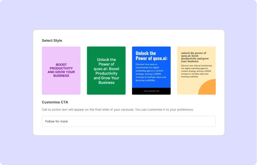 customizable carousel